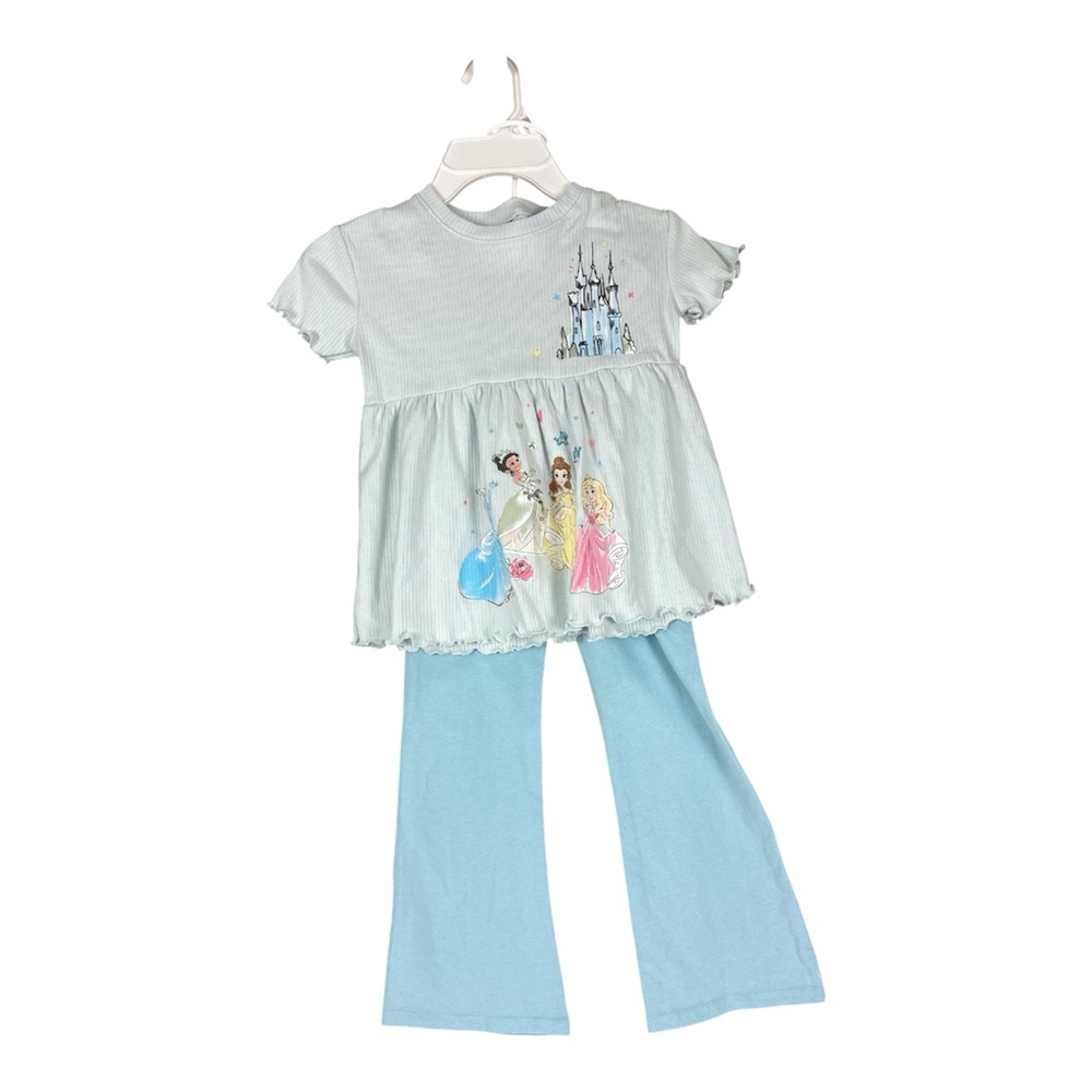 Disney Toddler Little Girls Princesses Friends Top & Leggings 2 Piece Set size 6 - Picture 3 of 9